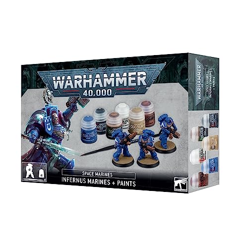 Warhammer 40K Space Marines: Infernus Marines + Paints Set