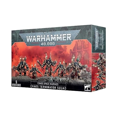 Games Workshop Warhammer 40 000 Chaos Space Marines Chaos Terminator Squad