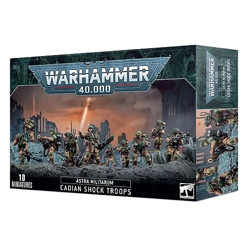 Games Workshop - Warhammer 40000 - Astra Militarum: Cadian Shock Troops (2023 Edition)